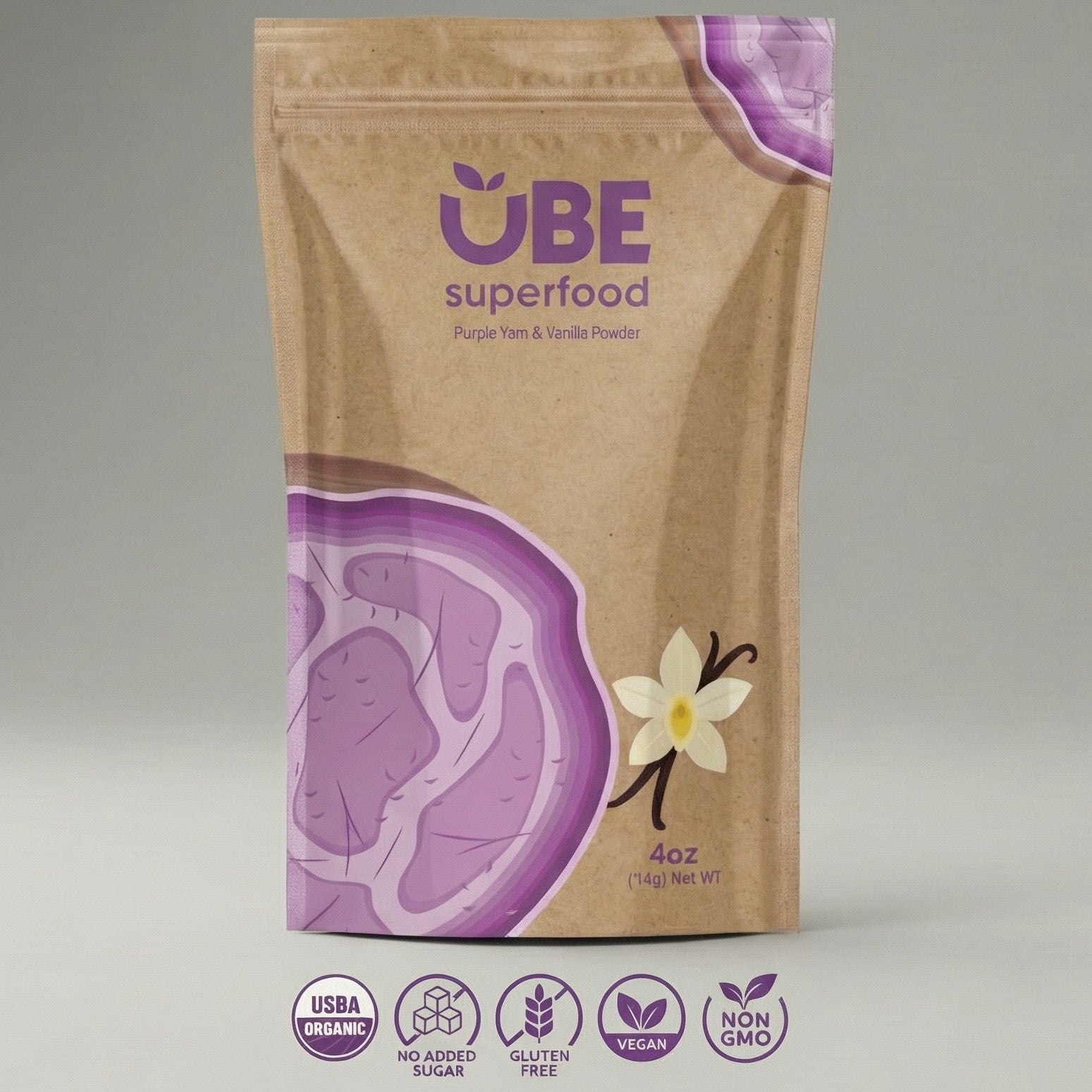 Organic Ube Powder - Premium Authentic Ube for Lattes & Baking