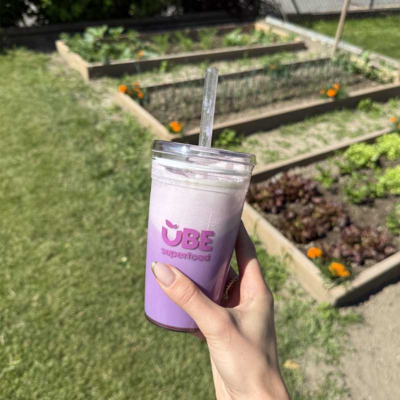 Unbreakable Ube glass to go (450ml/16oz)