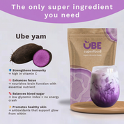 Organic Ube Powder - Premium Authentic Ube for Lattes & Baking