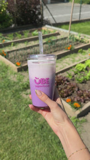 Unbreakable Ube glass to go (450ml/16oz)